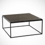 Hanah Home Mesa de centro Poly - Royal Blanco y negro